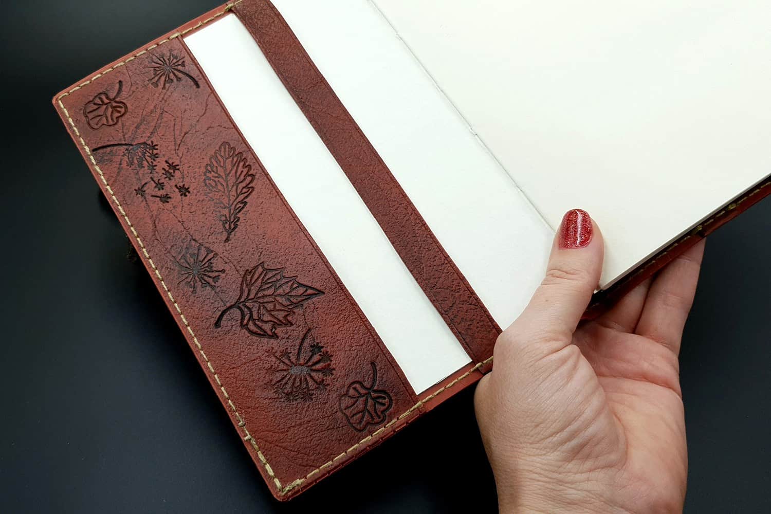 Faux Leather Book Cover from FIMO leather #168600