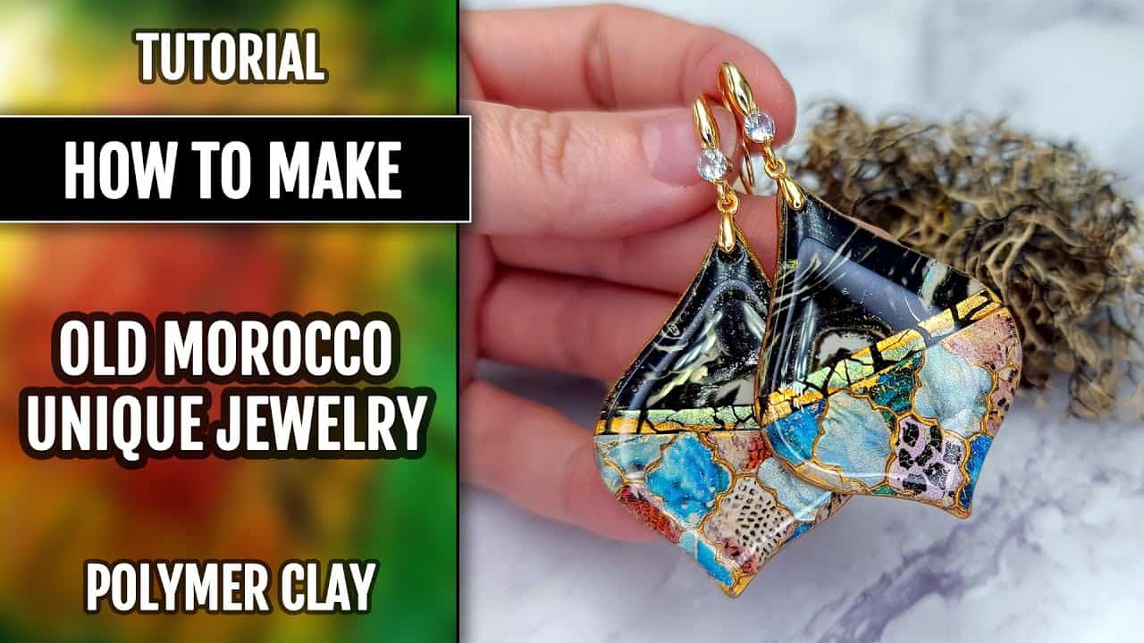 Moroccan Style Earrings with unique tools
