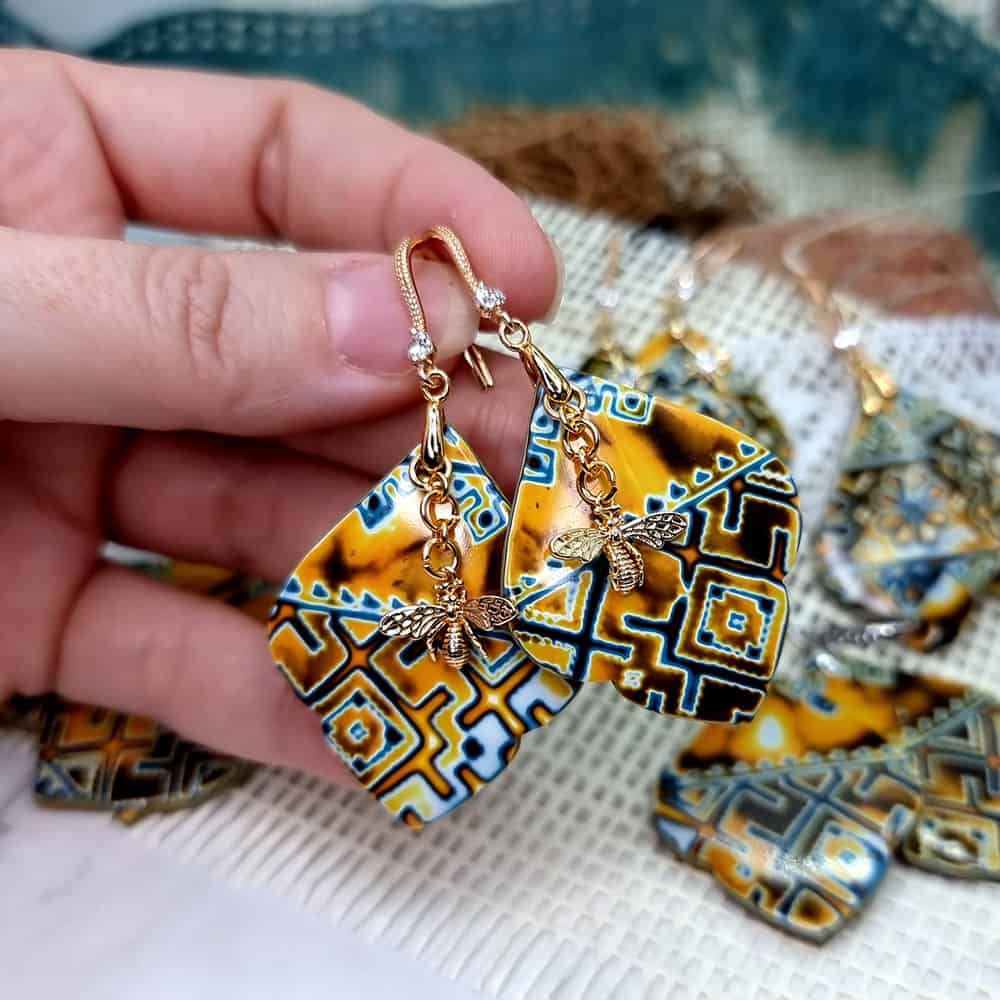 Ukrainian Motifs Earrings #9