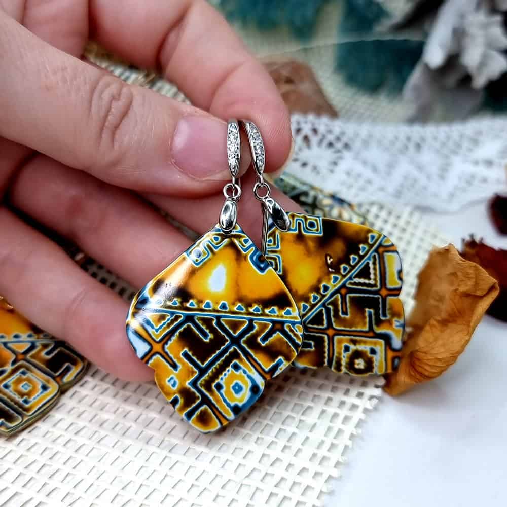 Ukrainian Motifs Earrings #10