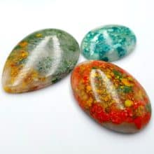 Polymer Clay Moss Agate Set 01 p02