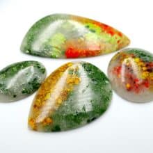 Polymer Clay Moss Agate Set 02 p02